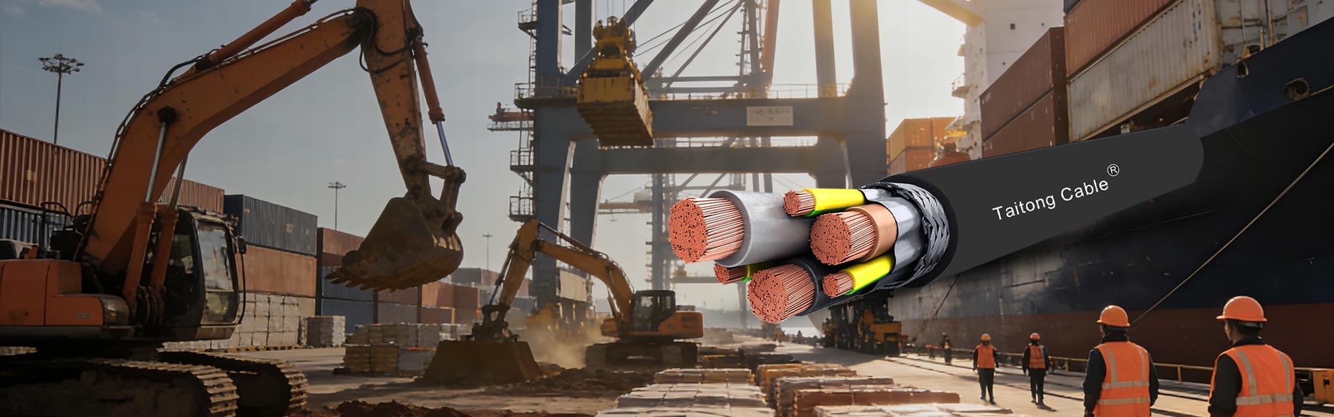 Cables con revestimiento de caucho especial