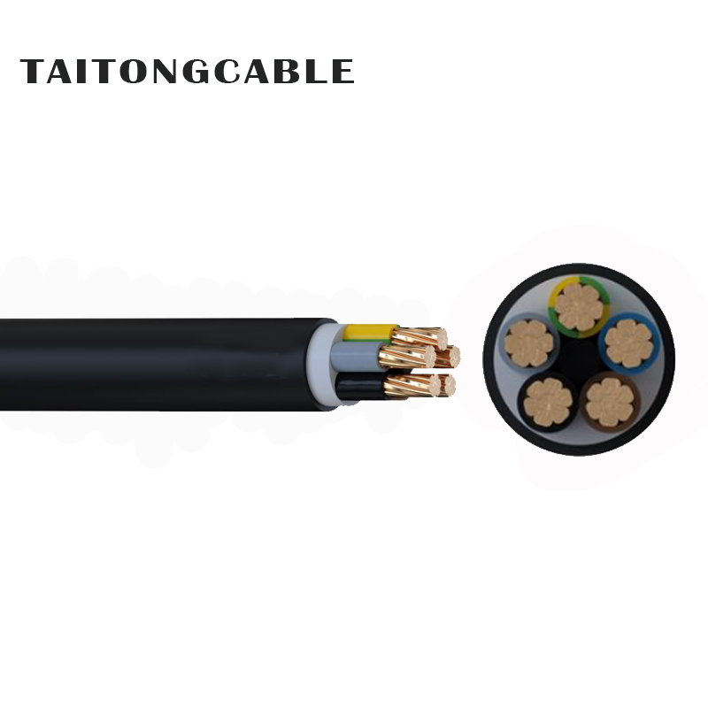 Cables de alimentación forrados PE aislados XLPE del conductor de cobre desarmoured de la baja tensión de encargo