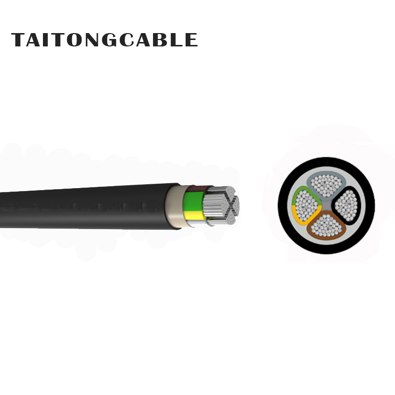 Cables de alimentación de aluminio revestidos de PVC con aislamiento de PVC de bajo voltaje de 2-5 núcleos