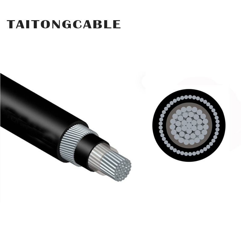 Cables de alimentación revestidos de PVC con aislamiento XLPE de aluminio blindado AWA de un solo núcleo de bajo voltaje