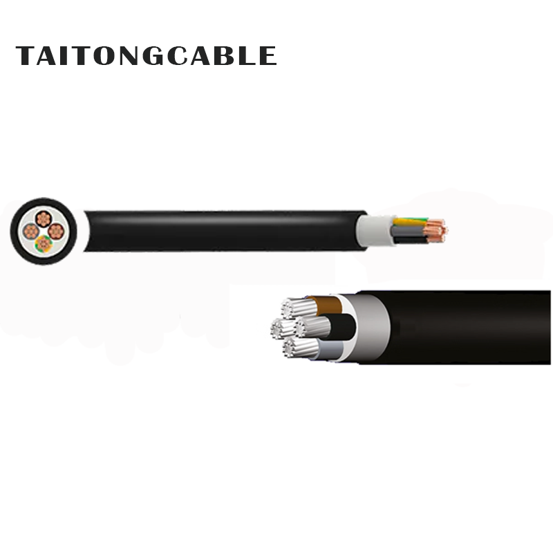 Cables de alimentación con revestimiento LSZH aislados XLPE de cobre o aluminio sin armadura de bajo voltaje
