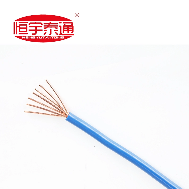 Cables de construcción aislados con PVC para instalaciones fijas.