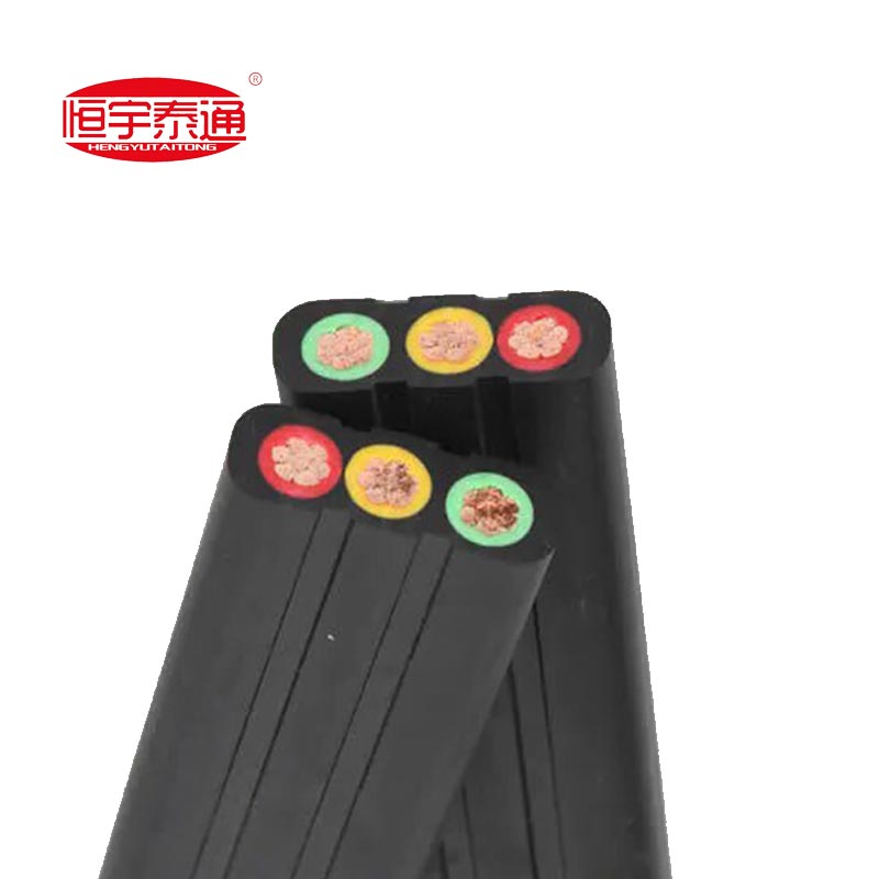 Cable plano con revestimiento de caucho especial